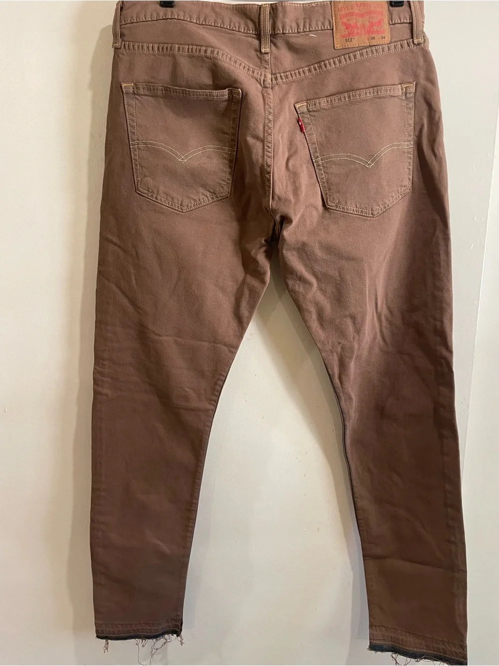Levi's Brown Slim Taper Men’s Jeans 36 x 34